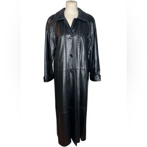 Chosen Couture Collection oversized, leather trenchcoat